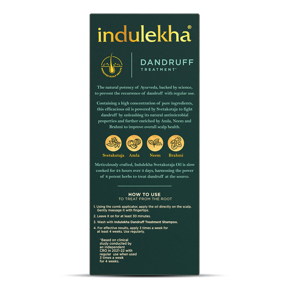 100ml+580ml ,Indulekha Svetakutaja Shampoo & Hair Oil