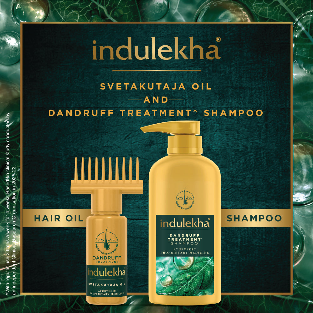 100ml+580ml ,Indulekha Svetakutaja Shampoo & Hair Oil