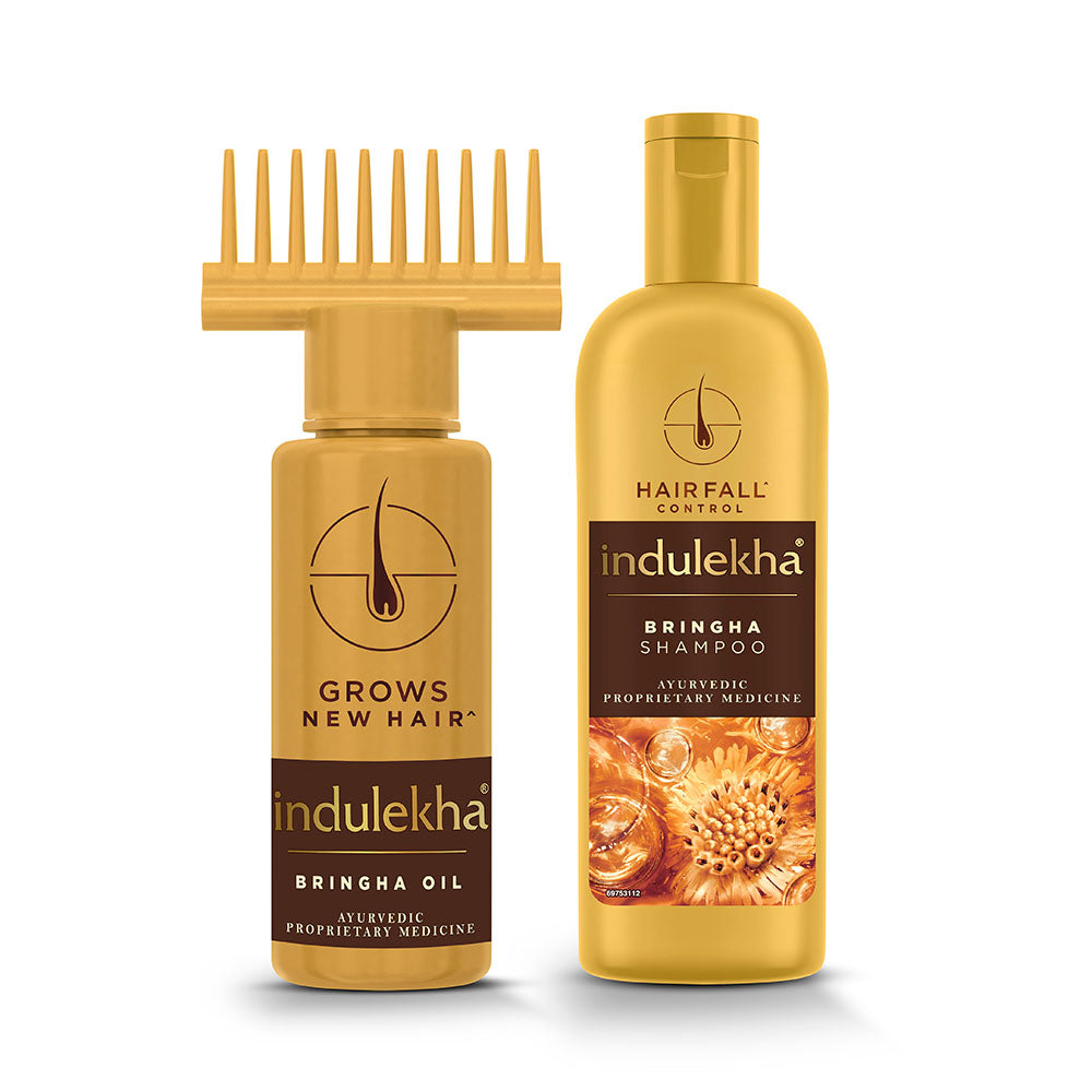 100ml+340ml ,Indulekha Hair Oil & Shampoo