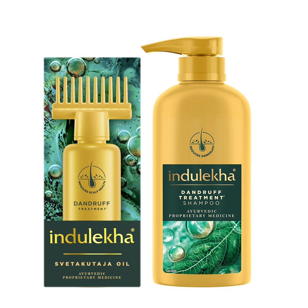 Indulekha Svetakutaja Oil 100ml + Shampoo 580ml