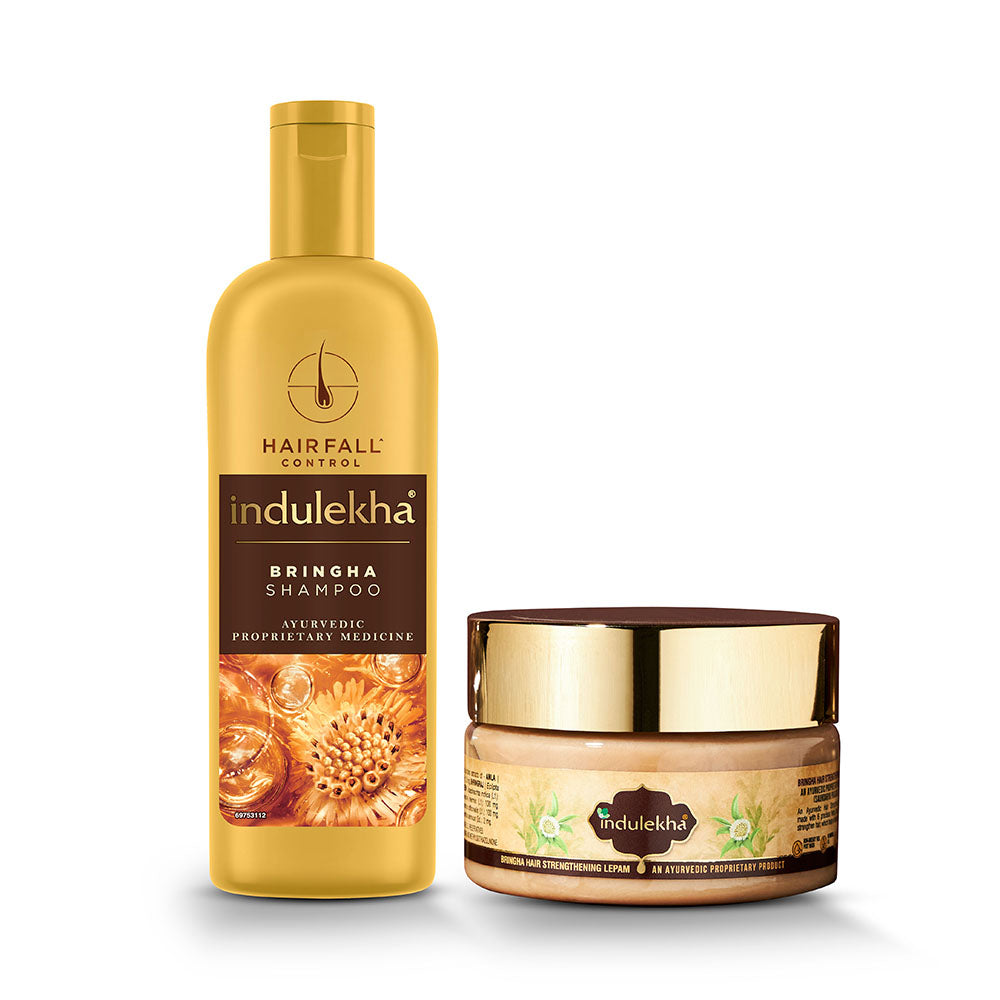 200ml+200ml ,Indulekha Bringha Shampoo & Hair Mask